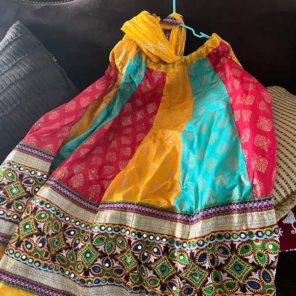 Multi color lehenga choli - Picture 2 of 4